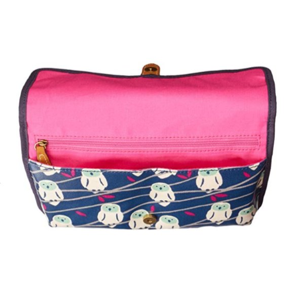 Fossil Keyper Mini Crossbody Navy Snow Owls - Picture 4 of 7